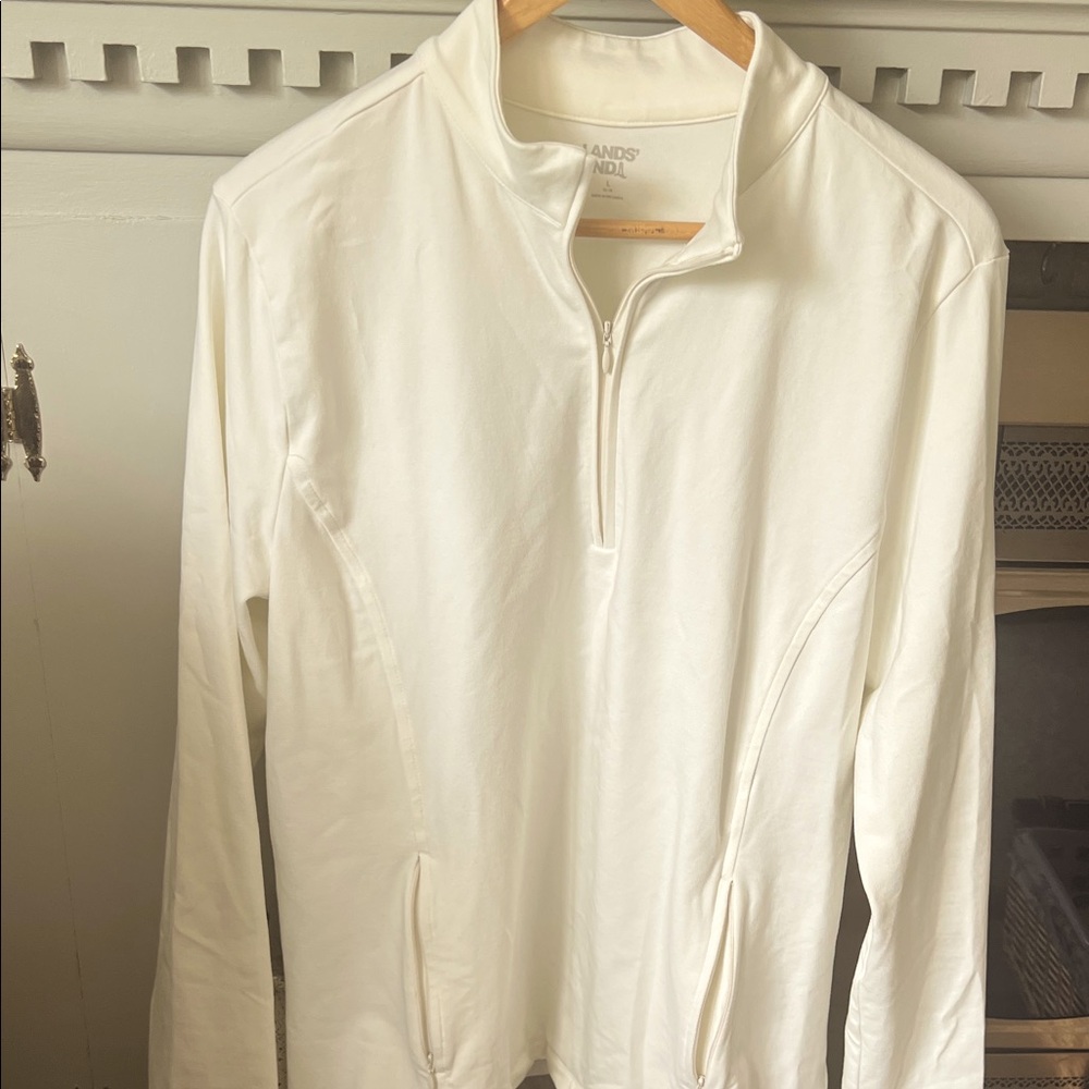 Lands' End Women’s Quarter Zip Stretch Pull Over